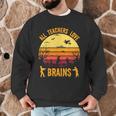 Halloween Costume Teacher Love Brains Zombie Men Graphic Sweatshirt, novelty gifts, funny gifts Halloween Costume Teacher Love Brains Zombie Men Graphic Sweatshirt, novelty gifts, funny gifts