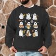 Halloween Ghost Playing Musical Instruments Music Teacher Men Graphic Sweatshirt, novelty gifts, funny gifts