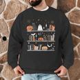 Halloween Library Ghost Books Teacher Spooky Trick Or Teach Men Graphic Sweatshirt, novelty gifts, funny gifts