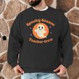 Halloween Teacher Crew Spooky Season Retro Ghost Men Graphic Sweatshirt, novelty gifts, funny gifts