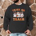 Halloween Teacher Ghosts Trick Or Teach Retro Costume Women Men Graphic Sweatshirt, novelty gifts, funny gifts Halloween Teacher Ghosts Trick Or Teach Retro Costume Women Men Graphic Sweatshirt, novelty gifts, funny gifts