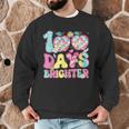 Happy 100th Day Of School 100 Days Brighter Teachers Kids Men Graphic Sweatshirt, novelty gifts, funny gifts Happy 100th Day Of School 100 Days Brighter Teachers Kids Men Graphic Sweatshirt, novelty gifts, funny gifts