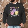 Happy To See Your Face Smile Face Teacher Back To School Men Graphic Sweatshirt, novelty gifts, funny gifts Happy To See Your Face Smile Face Teacher Back To School Men Graphic Sweatshirt, novelty gifts, funny gifts