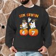 Haunted By 67 Boo Ghost Pumpkin Halloween Teacher Men Graphic Sweatshirt, novelty gifts, funny gifts