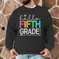 Hello Fifth Grade Teacher Student 5th Grade Back To School Men Graphic Sweatshirt, novelty gifts, funny gifts