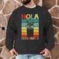Hola Estudiantes Spanish Teacher Back To School 2025 Men Graphic Sweatshirt, novelty gifts, funny gifts