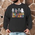 Inclusion Isn't Scary SLP Halloween Sped Teacher Men Graphic Sweatshirt, novelty gifts, funny gifts Inclusion Isn't Scary SLP Halloween Sped Teacher Men Graphic Sweatshirt, novelty gifts, funny gifts