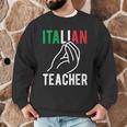 Italian Teacher Italy Italia Back To School First Day Men Graphic Sweatshirt, novelty gifts, funny gifts