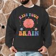 Kiss Your Brain Sped Teacher Appreciation Back To School Kid Men Graphic Sweatshirt, novelty gifts, funny gifts