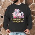 LEARNING IS MAGICAL TEACHER UNICORN BACK TO SCHOOL UNICORN Men Graphic Sweatshirt, novelty gifts, funny gifts LEARNING IS MAGICAL TEACHER UNICORN BACK TO SCHOOL UNICORN Men Graphic Sweatshirt, novelty gifts, funny gifts