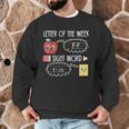 Letter Of The Week Ff Sight Word Teacher Squad Men Graphic Sweatshirt, novelty gifts, funny gifts