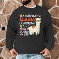 Llama Learning T Shirt Teachers Students Alpaca Lovers Men Graphic Sweatshirt, novelty gifts, funny gifts Llama Learning T Shirt Teachers Students Alpaca Lovers Men Graphic Sweatshirt, novelty gifts, funny gifts