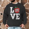 LOVE Kindergarten Teacher Student School Apple Men Graphic Sweatshirt, novelty gifts, funny gifts LOVE Kindergarten Teacher Student School Apple Men Graphic Sweatshirt, novelty gifts, funny gifts