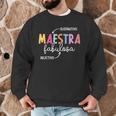 Maestra Fabulosa Maestra De EspañOl Spanish Teacher Men Graphic Sweatshirt, novelty gifts, funny gifts