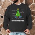 Math Geometry Christmas Tree Geometree Teacher Men Graphic Sweatshirt, novelty gifts, funny gifts