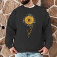 Music Teacher Shirt Sunflower Music Notes Musician Singer Men Graphic Sweatshirt, novelty gifts, funny gifts