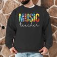 Music Teacher Tie Dye Appreciation Day Hello Back To School Men Women Men Graphic Sweatshirt, novelty gifts, funny gifts Music Teacher Tie Dye Appreciation Day Hello Back To School Men Women Men Graphic Sweatshirt, novelty gifts, funny gifts