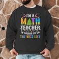 On The Nice List Christmas Math Teacher Women Men Men Graphic Sweatshirt, novelty gifts, funny gifts On The Nice List Christmas Math Teacher Women Men Men Graphic Sweatshirt, novelty gifts, funny gifts