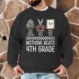Nothing Beats 4th Grade Back To School Kids Teachers Men Graphic Sweatshirt, novelty gifts, funny gifts