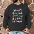 Ocean Animals Alphabet Cute Sea Life ABC Marine Kids Teacher Men Graphic Sweatshirt, novelty gifts, funny gifts