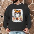 One Thankful Teacher's Aide Messy Bun Thanksgiving Fall Men Graphic Sweatshirt, novelty gifts, funny gifts One Thankful Teacher's Aide Messy Bun Thanksgiving Fall Men Graphic Sweatshirt, novelty gifts, funny gifts