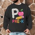 P Is For Pre K Teacher Student Pencil Apple Back To School Men Graphic Sweatshirt, novelty gifts, funny gifts P Is For Pre K Teacher Student Pencil Apple Back To School Men Graphic Sweatshirt, novelty gifts, funny gifts