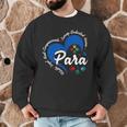 Para Heart Teacher Paraprofessional School Appreciation Men Graphic Sweatshirt, novelty gifts, funny gifts Para Heart Teacher Paraprofessional School Appreciation Men Graphic Sweatshirt, novelty gifts, funny gifts