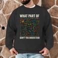 What Part Of Don't You Understand Math Teacher Men Graphic Sweatshirt, novelty gifts, funny gifts What Part Of Don't You Understand Math Teacher Men Graphic Sweatshirt, novelty gifts, funny gifts
