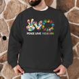 Peace Love Inclusion Sped Squad Special-Ed Teacher Daycare Men Graphic Sweatshirt, novelty gifts, funny gifts
