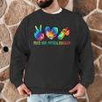 Peace Love Physical Education Tie Dye Sports PE Teacher Men Graphic Sweatshirt, novelty gifts, funny gifts Peace Love Physical Education Tie Dye Sports PE Teacher Men Graphic Sweatshirt, novelty gifts, funny gifts