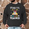 Pirate Math Teacher Skull Pirate Halloween Costume Men Graphic Sweatshirt, novelty gifts, funny gifts