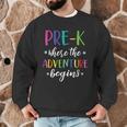 Pre-K Teacher Adventure Begins First Day Preschool Teachers Men Graphic Sweatshirt, novelty gifts, funny gifts Pre-K Teacher Adventure Begins First Day Preschool Teachers Men Graphic Sweatshirt, novelty gifts, funny gifts
