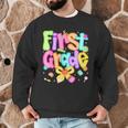 Preppy First Grade Back To School 1st Grade Teacher Girl Kid Men Graphic Sweatshirt, novelty gifts, funny gifts
