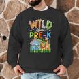Preschool Teacher Kids Back To School Wild About Pre-K Men Graphic Sweatshirt, novelty gifts, funny gifts