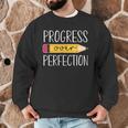 Progress Over Perfection Motivational Back To School Teacher Men Graphic Sweatshirt, novelty gifts, funny gifts Progress Over Perfection Motivational Back To School Teacher Men Graphic Sweatshirt, novelty gifts, funny gifts