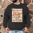 Pumpkin Teacher Preppy Fall In Love With Learning Autumn Men Graphic Sweatshirt, novelty gifts, funny gifts