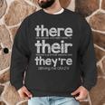 There Their They'Re English Grammar Teacher Humor Men Graphic Sweatshirt, novelty gifts, funny gifts