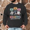 Reading Beats Everything Teacher Rock Paper Scissors Men Graphic Sweatshirt, novelty gifts, funny gifts Reading Beats Everything Teacher Rock Paper Scissors Men Graphic Sweatshirt, novelty gifts, funny gifts