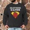 Real Superheroes Don't Wear Capes Teacher Shirt Teaching Te Men Graphic Sweatshirt, novelty gifts, funny gifts