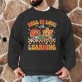 Retro Fall In Love With Learning Autumn Pumpkin Teachers Men Graphic Sweatshirt, novelty gifts, funny gifts
