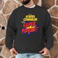 School Counselor Teacher Superhero Superpower Comic Book Men Graphic Sweatshirt, novelty gifts, funny gifts
