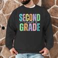 Second Grade Team Heart Teacher Student Back To School Girls Men Graphic Sweatshirt, novelty gifts, funny gifts