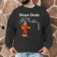 Slope Dude Algebra Geometry Middle School Math Teacher Men Graphic Sweatshirt, novelty gifts, funny gifts
