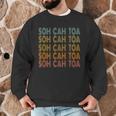 SOH CAH TOA SOHCAHTOA Trigonometry Math Parody Teacher Men Women Kids Men Graphic Sweatshirt, novelty gifts, funny gifts