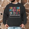 Solve The Problem 67 Six Seven Math Teacher School Men Graphic Sweatshirt, novelty gifts, funny gifts Solve The Problem 67 Six Seven Math Teacher School Men Graphic Sweatshirt, novelty gifts, funny gifts