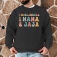 Spanish Teacher Groovy I'm Bilingual I Haha And Jaja Men Graphic Sweatshirt, novelty gifts, funny gifts Spanish Teacher Groovy I'm Bilingual I Haha And Jaja Men Graphic Sweatshirt, novelty gifts, funny gifts