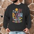 Special Education ASL Teacher Superpower DHH Teacher Men Graphic Sweatshirt, novelty gifts, funny gifts Special Education ASL Teacher Superpower DHH Teacher Men Graphic Sweatshirt, novelty gifts, funny gifts