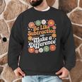 Be Like Subtraction Make A Difference Teacher Student Math Men Graphic Sweatshirt, novelty gifts, funny gifts