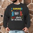 I Survived 67 Days Of School 67 Teacher Squad Matching Men Graphic Sweatshirt, novelty gifts, funny gifts