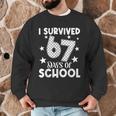 I Survived 67 Days Of School Teachers Students Men Graphic Sweatshirt, novelty gifts, funny gifts I Survived 67 Days Of School Teachers Students Men Graphic Sweatshirt, novelty gifts, funny gifts